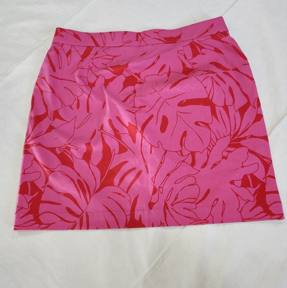 Rafaella Size Small Pink Tropical Print Women's Skort - Picture 2 of 8